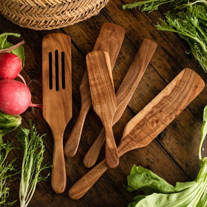 Teak Cooking Spatula Wood zam