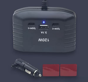 USB Multi Socket Car Charger
