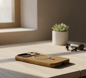 Vintage Leather MagSafe Case for iPhone zam